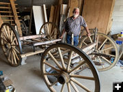 August 2021 progress. Photo by Dawn Ballou, Pinedale Online.