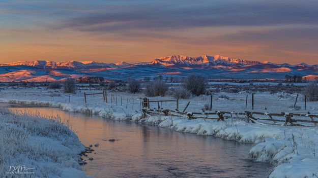 Triple Peak sunrise. Photo by Dave Bell.