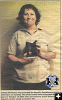 Life Saving Award 2006. Photo by Sublette County Sheriff's Office.