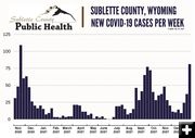 Sublette COVID-19 January 2022. Photo by Sublette County Public Health.