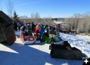 Staging area. Photo by Dawn Ballou, Pinedale Online.