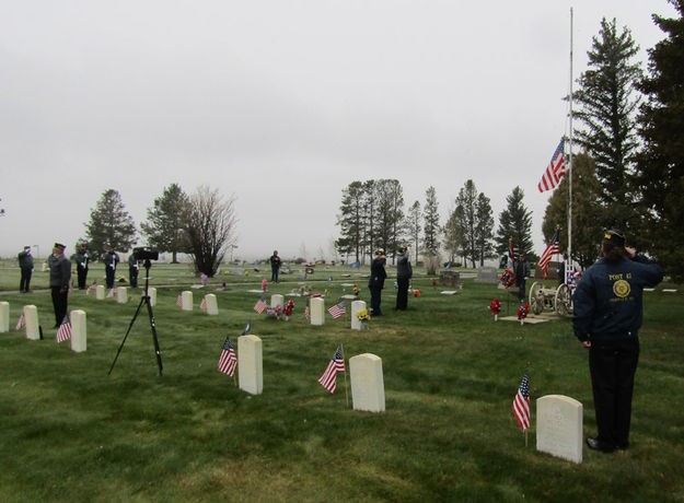 Taps. Photo by Dawn Ballou, Pinedale Online.