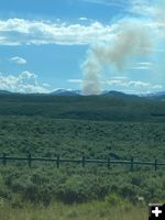 Sandy Fire. Photo by Sublette County Sheriff's Office.