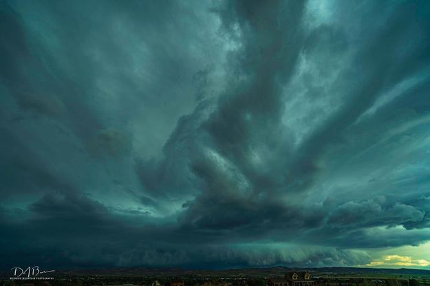 Storm cloud view from Pinedale. Photo by Dave Bell.