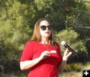 Dawn Walker - Sublette Center. Photo by Dawn Ballou, Pinedale Online.