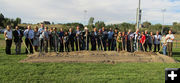 Groundbreaking. Photo by Dawn Ballou, Pinedale Online.