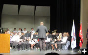Pinedale High School Concert Band. Photo by Dawn Ballou, Pinedale Online.