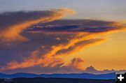 Storm clouds at sunset. Photo by Dave Bell.