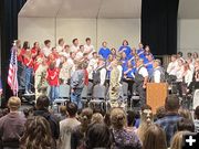 Star Spangled Banner. Photo by Dawn Ballou. Pinedale Online.