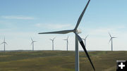 Wind Turbine blade experiment. Photo by PacifiCorp.