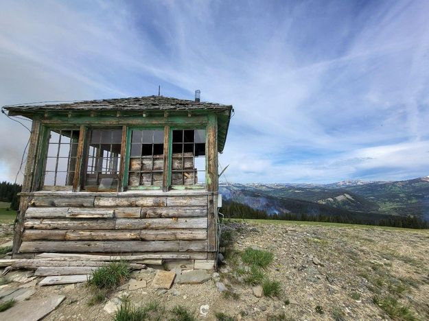 Prospect Peak Fire Lookout. Photo by Bridger-Teton National Forest.