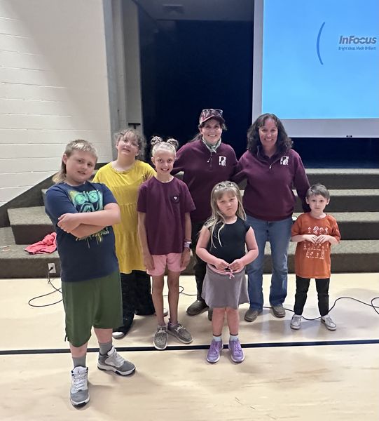 MESA with PES Student Council members. Photo by .