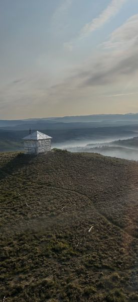 Prospect Peak Lookout Wrapped. Photo by Bridger-Teton National Forest.