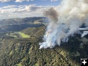 Horse Fire. Photo by Bridger-Teton National Forest.