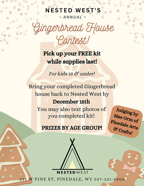 Gingerbread house contest. Photo by .