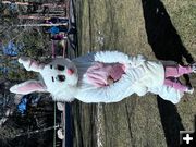 Easter Bunny. Photo by Mindi Crabb.