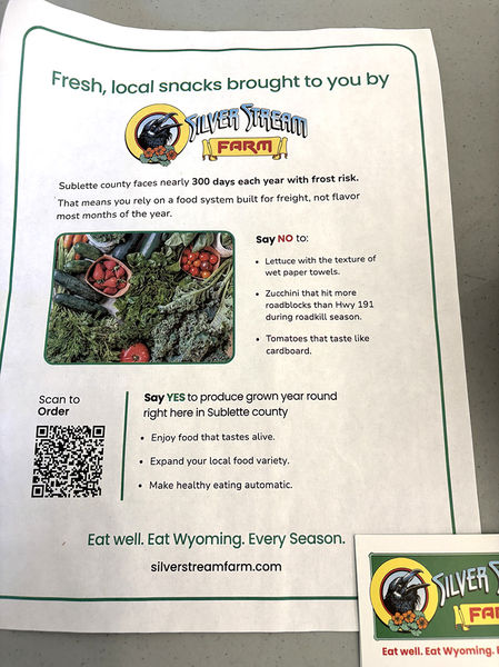 Fresh local produce. Photo by Dawn Ballou, Pinedale Online.
