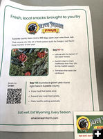 Fresh local produce. Photo by Dawn Ballou, Pinedale Online.