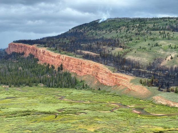 Kinky Creek Fire. Photo by Bridger-Teton National Forest.