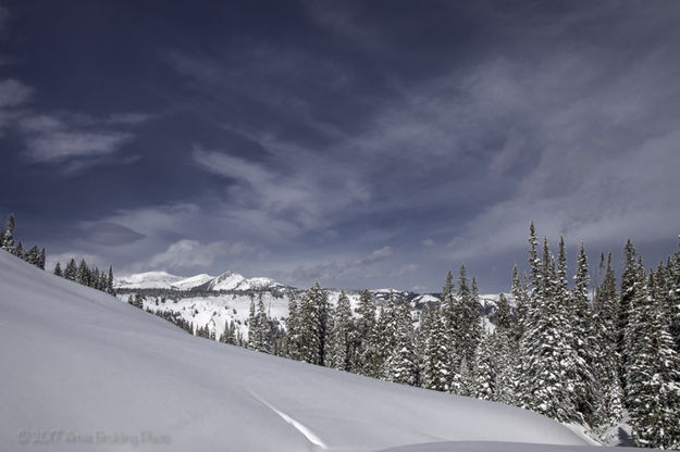 Hoback Peak in  the Distance. Photo by Arnie Brokling.