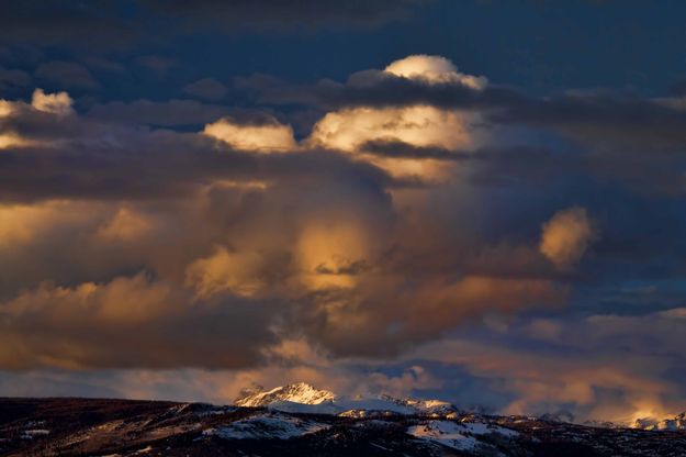 Mountains And Clouds. Photo by Dave Bell.