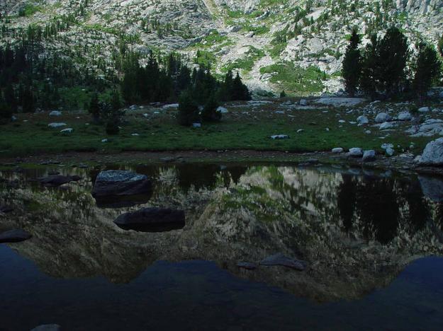 Peak Reflections in the Morning Sunrise. Photo by Dave Bell.