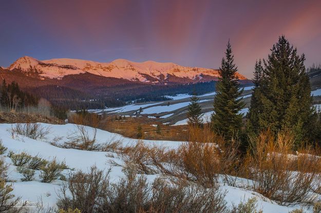 Triple Peak Sunrise. Photo by Dave Bell.