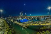 Night At Crescent City Harbor. Photo by Dave Bell.