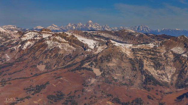 Tetons Over The Gros Ventre. Photo by Dave Bell.