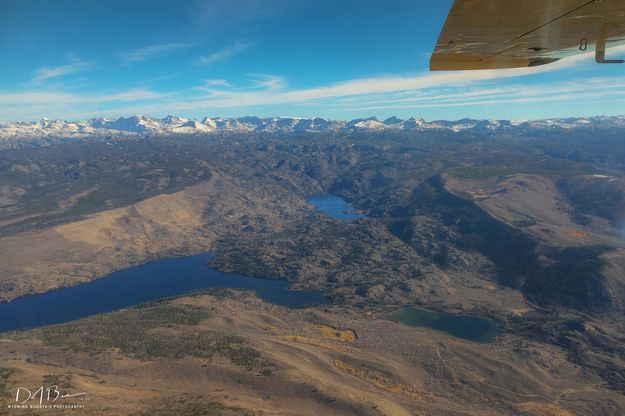 Half Moon Lake And Fayette Lake (center). Photo by Dave Bell.