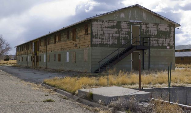 Barracks And Foundation. Photo by Dave Bell.