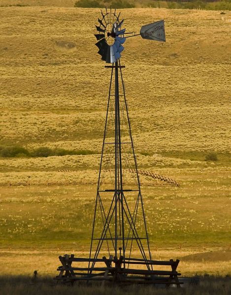 Windmill Silouette. Photo by Dave Bell.