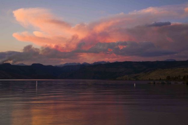 Sunset Reflection On Fremont Lake. Photo by Dave Bell.