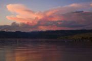 Sunset Reflection On Fremont Lake. Photo by Dave Bell.