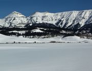 Traingle Peak (L) And Untracked Snow. Photo by Dave Bell.