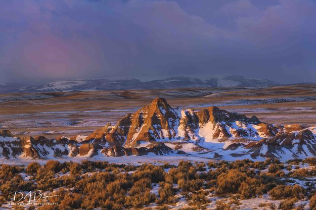 Battleship Butte. Photo by Dave Bell.