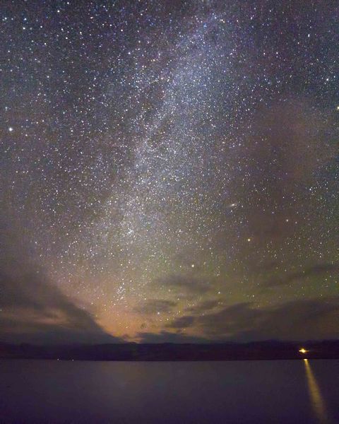 Aurora Light And Milky Way. Photo by Dave Bell.