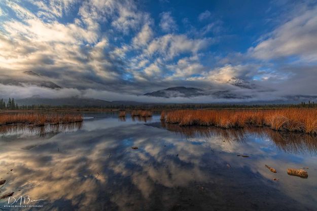 Vermillion Lakes Morning Clouds. Photo by Dave Bell.