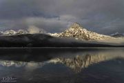 Mt. Chephren At Water Fowl Lake. Photo by Dave Bell.