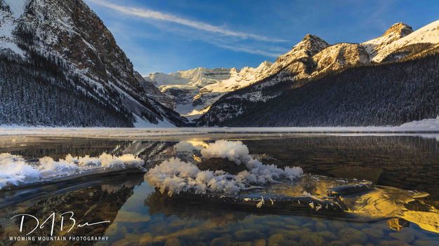 Clear And Cold Lake Louise. Photo by Dave Bell.