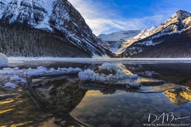 Open Water At Lake Louise. Photo by Dave Bell.