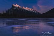 Mount Rundle Alpenglow. Photo by Dave Bell.