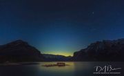 Lake Minnewanka Moon Rise. Photo by Dave Bell.