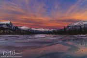 Saskatchewan Crossing Sunset Zenith. Photo by Dave Bell.