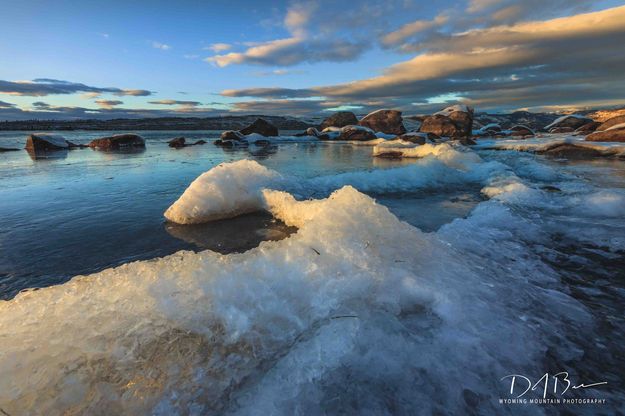 Icy Ice Debris. Photo by Dave Bell.