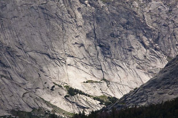 The Haystack Mountain Wall. Photo by Dave Bell.