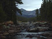 Big Sandy Creek--Fall Flow Is Slight. Photo by Dave Bell.