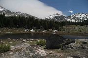 Donald Lake and Bunion Mountain. Photo by Dave Bell.