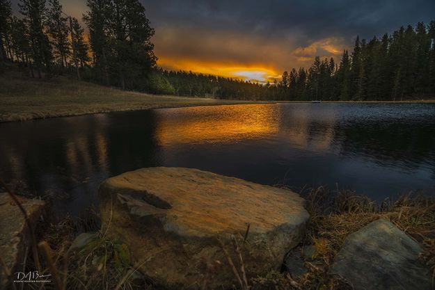 Flat Rock Reflection. Photo by Dave Bell.