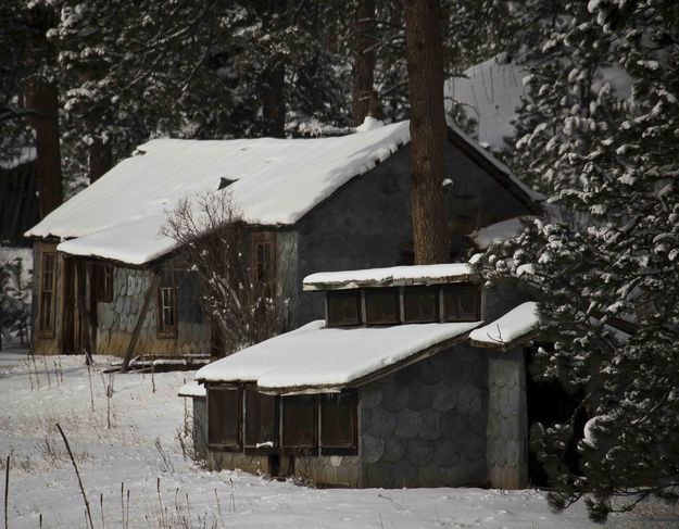 Old Buildings In Bourbon Valley. Photo by Dave Bell.